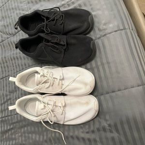 2 pair Nike Roshe One shoes - Size 10